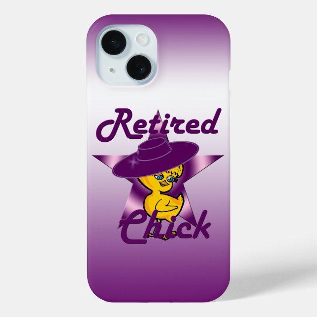 Retired Chick #9 Case-Mate iPhone Case (Back)