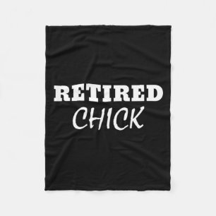 Retired Chick Fleece Blanket