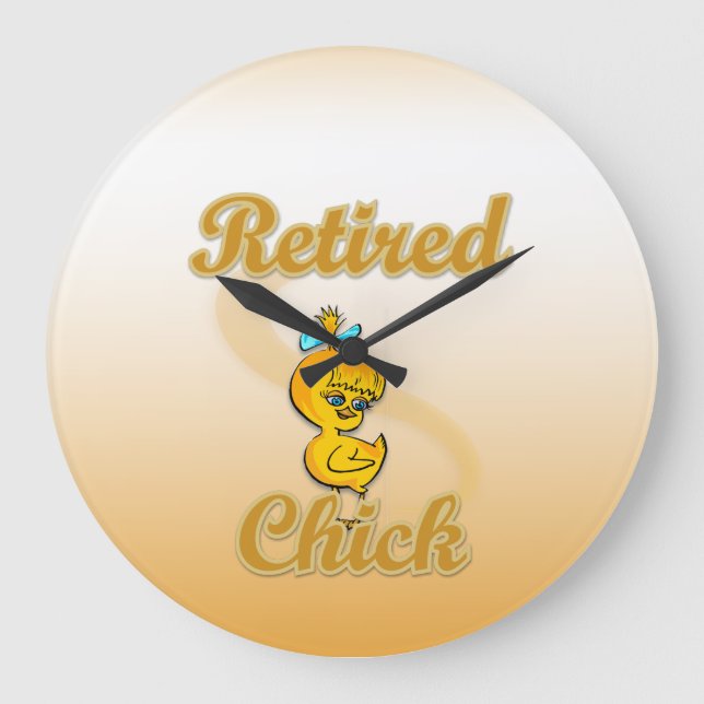Retired Chick Large Clock (Front)