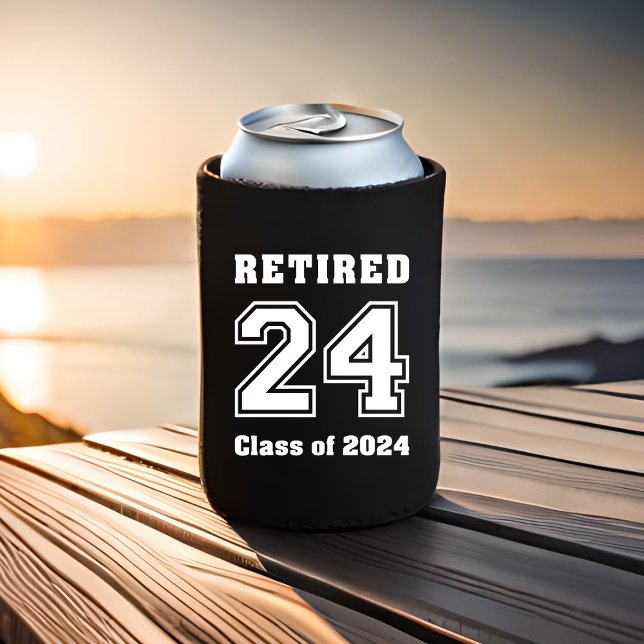 Retired Class of 2024 Collegiate Sports Dark Colou Can Cooler (Creator Uploaded)