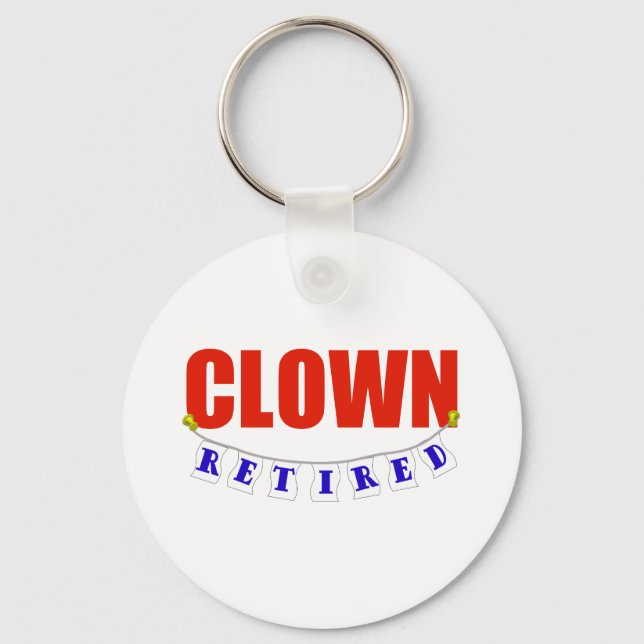 RETIRED CLOWN KEY RING (Front)