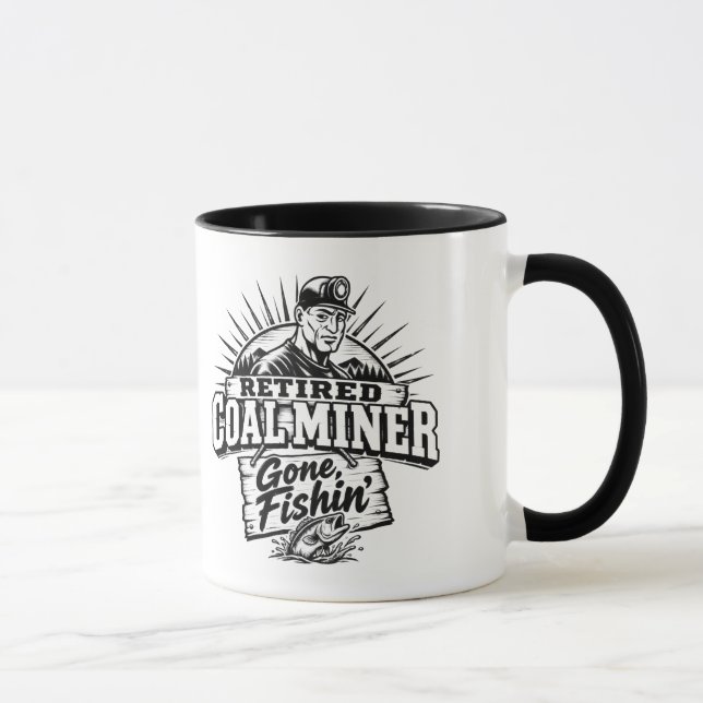 RETIRED COAL MINER MUG (Right)