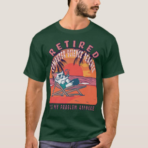 Retired Computer Science Teacher Funny Vintage Ret T-Shirt