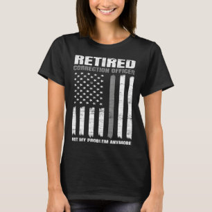 Retired Correction Officer Retirement US American T-Shirt