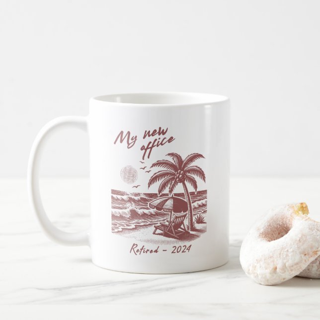 Retired coworker mug (With Donut)