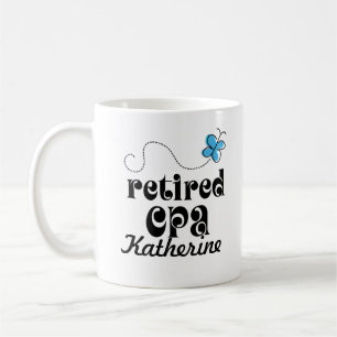 Retired CPA Accountant personalised gift Coffee Mug