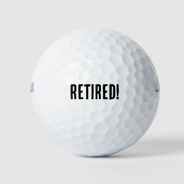 RETIRED CUSTOM GOLF BALL  (Front)