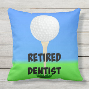 Retired Dentist - Golf Design Cushion