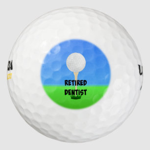 Retired Dentist - Golf Design Golf Balls
