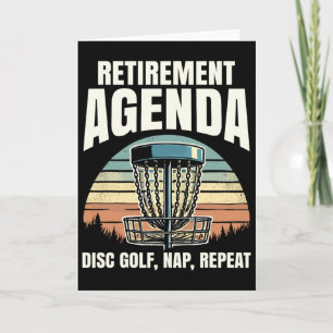 Retired Disc Golfer Retirement Agenda Disc Golf Na Card