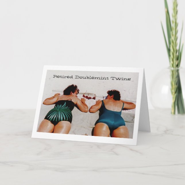 Retired Doublemint Twins Card (Front)