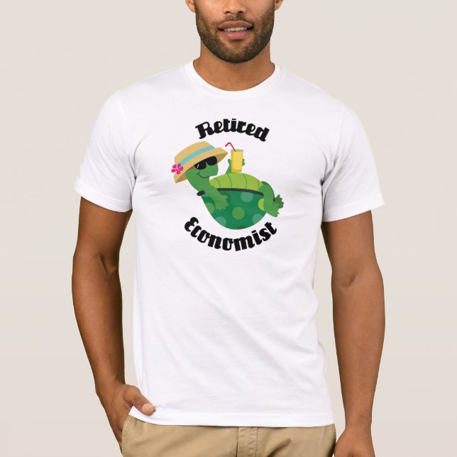 Retired Economist (Turtle) T-Shirt (Front)