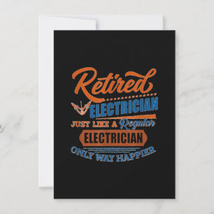 Retired Electrician - Electrician Gift Card