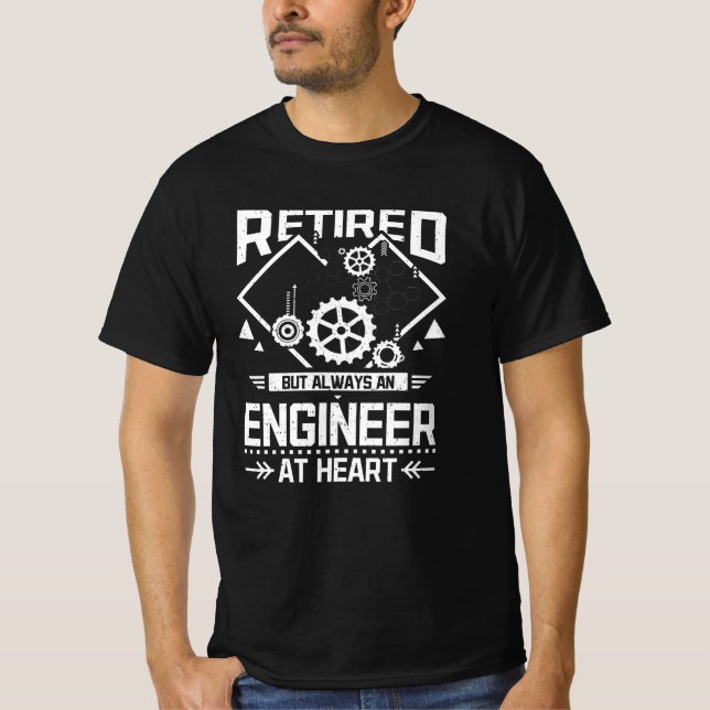 Retired Engineer T-Shirt (Front)