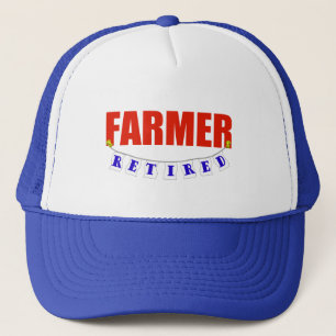 RETIRED FARMER TRUCKER HAT