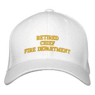 Retired Fire Chief Hat