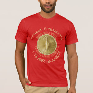 Retired Fire Lieutenant Custom VVV Medallion Shirt
