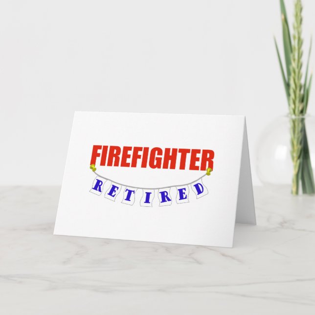 RETIRED FIREFIGHTER CARD (Front)