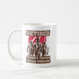 Retired Fireman Retirement Plan Funny Firefighter  Coffee Mug