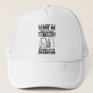 Retired Forklift Driver Trucker Hat