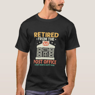 Retired From The Post Office Postal Worker Mailman T-Shirt
