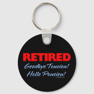 Retired Goodbye Tension (dark blue) Key Ring