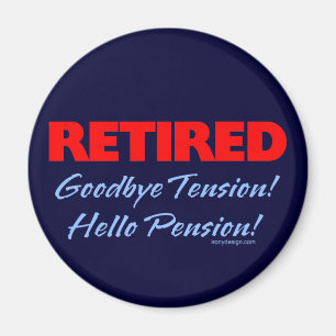 Retired Goodbye Tension (dark blue) Magnet