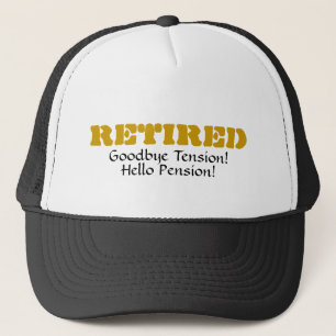 Retired: Goodbye Tension Hello Pension! Mesh Hat
