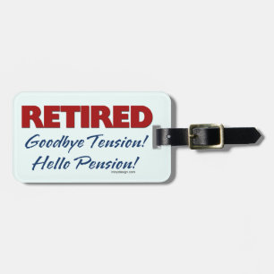 Retired: Goodbye Tension Luggage Tag