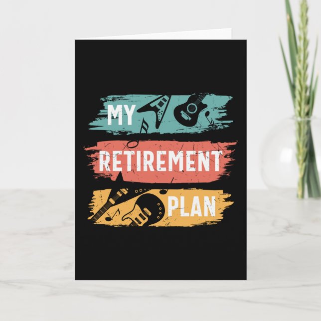 Retired Guitar Player Card (Front)