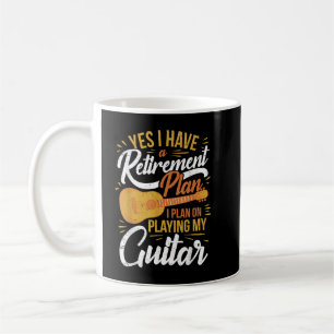 Retired Guitar Player Retirement Guitarist Coffee Mug