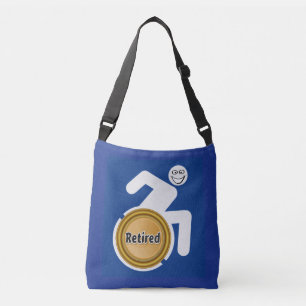 Retired Handicapped Crossbody Bag