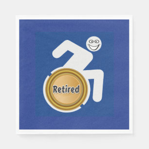 Retired Handicapped Napkin