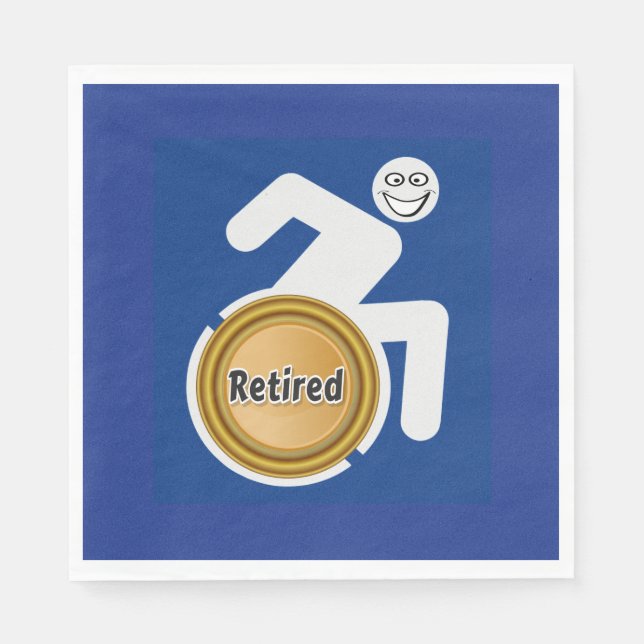 Retired Handicapped Napkin (Front)