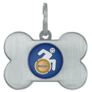 Retired Handicapped Pet ID Tag