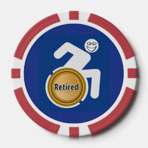 Retired Handicapped Poker Chips