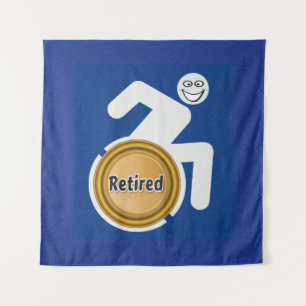 Retired Handicapped Tapestry