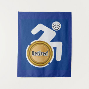 Retired Handicapped Tapestry