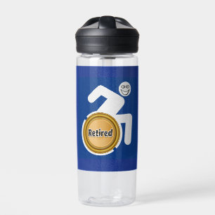 Retired Handicapped Water Bottle