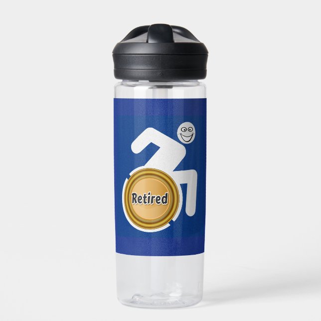 Retired Handicapped Water Bottle (Front)