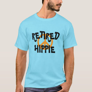 Retired Hippie peace symbol, popular design, T-Shirt