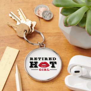 Retired Hot Girl Key Ring