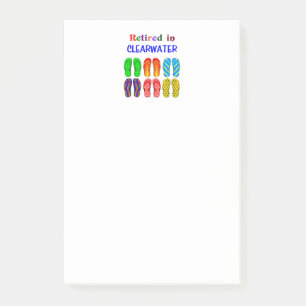 Retired in Clearwater, popular design, Post-it Notes