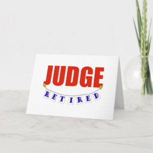 RETIRED JUDGE CARD