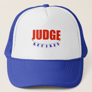 RETIRED JUDGE TRUCKER HAT
