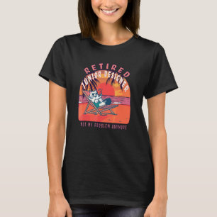 Retired Junior Designer Vintage Retirement T-Shirt