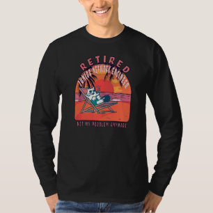 Retired Junior Network Engineer Vintage Retiremen T-Shirt