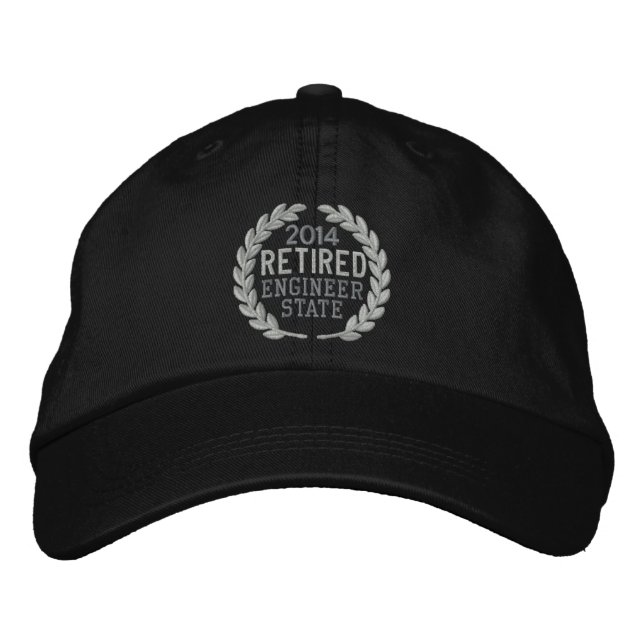 Retired Laurels Personalise it!  Embroidered Cap (Front)