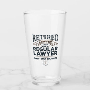 Retired Lawyer Attorney Retirement Way Happier Glass