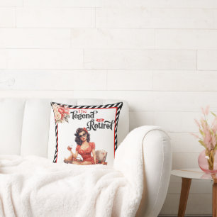 Retired Legend Pinup Cushion
